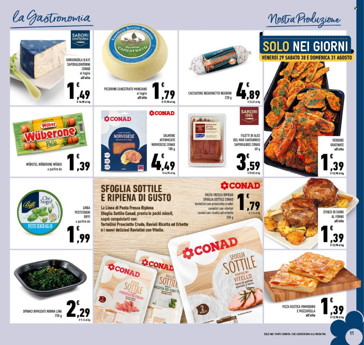Volantino Conad - 27/8/2025 - 7/9/2025. Pagina 11