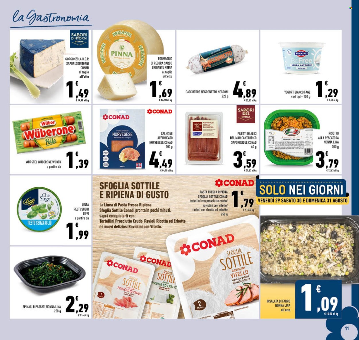 Volantino Conad - 27/8/2025 - 7/9/2025. Pagina 11