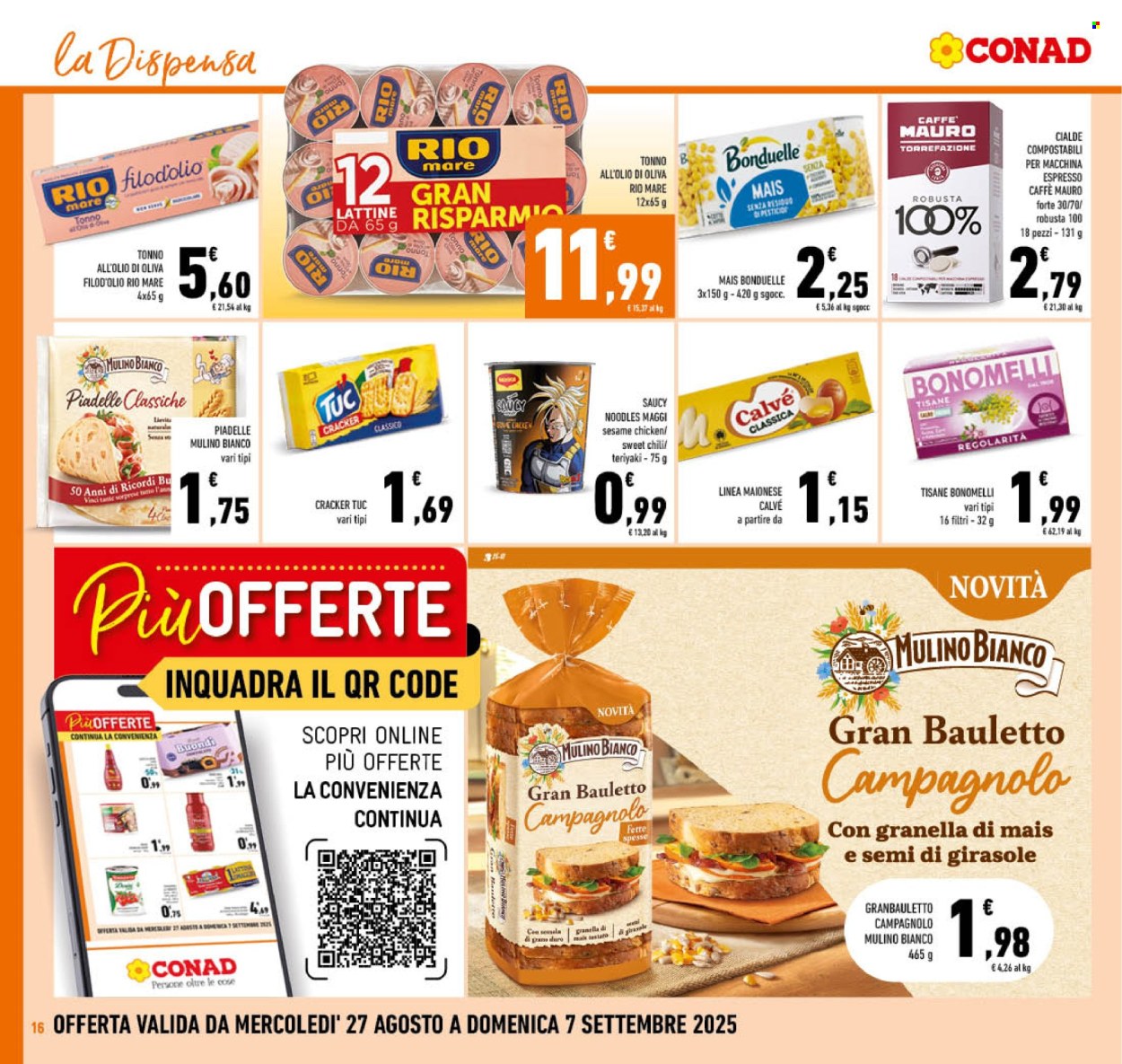 Volantino Conad - 27/8/2025 - 7/9/2025. Pagina 16