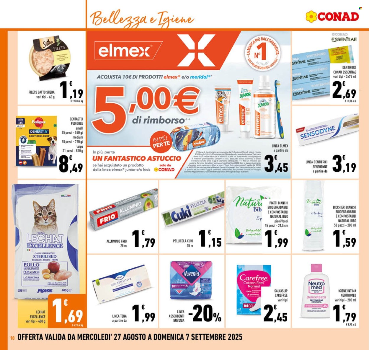 Volantino Conad - 27/8/2025 - 7/9/2025. Pagina 18
