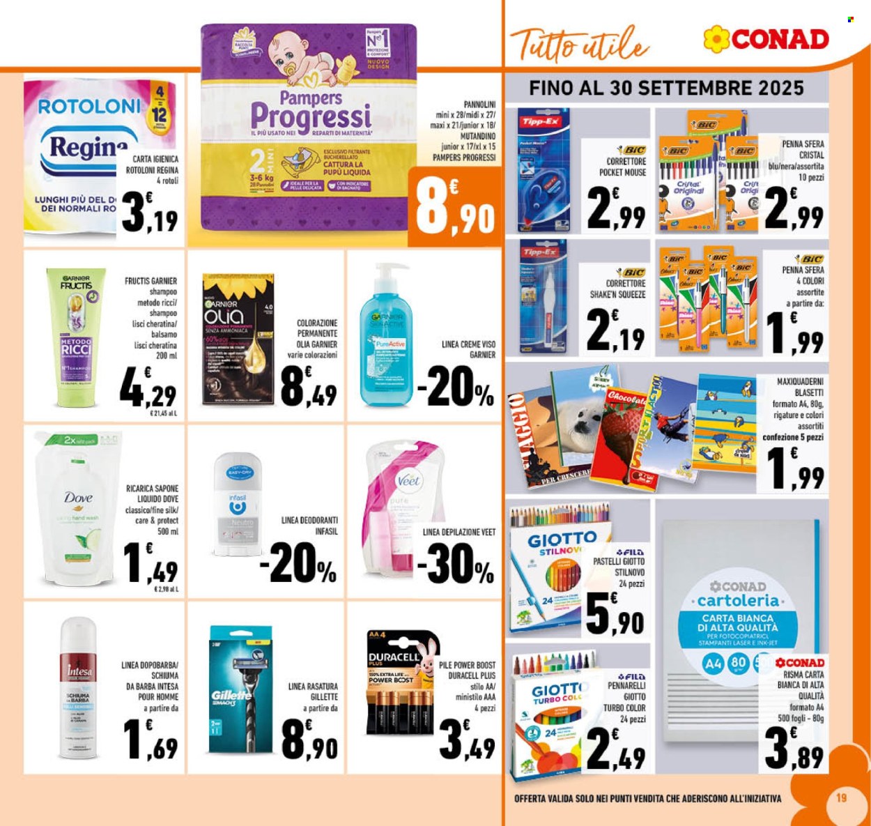 Volantino Conad - 27/8/2025 - 7/9/2025. Pagina 19