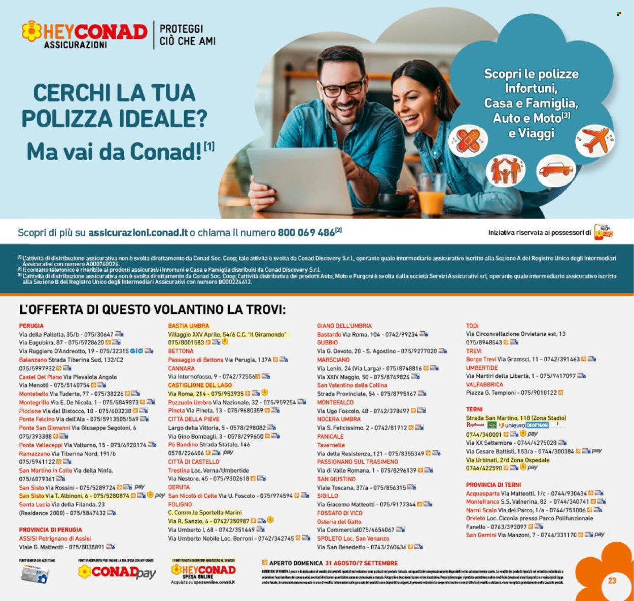 Volantino Conad - 27/8/2025 - 7/9/2025. Pagina 23