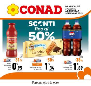 Volantino Conad - 27/8/2025 - 7/9/2025.