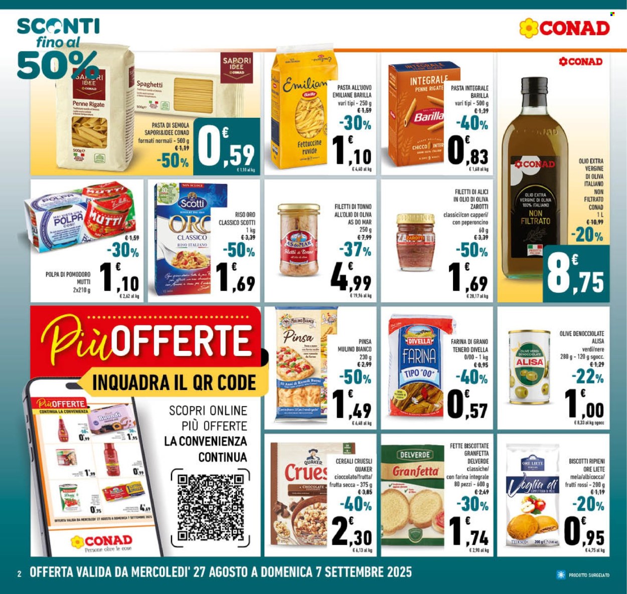 Volantino Conad - 27/8/2025 - 7/9/2025. Pagina 2