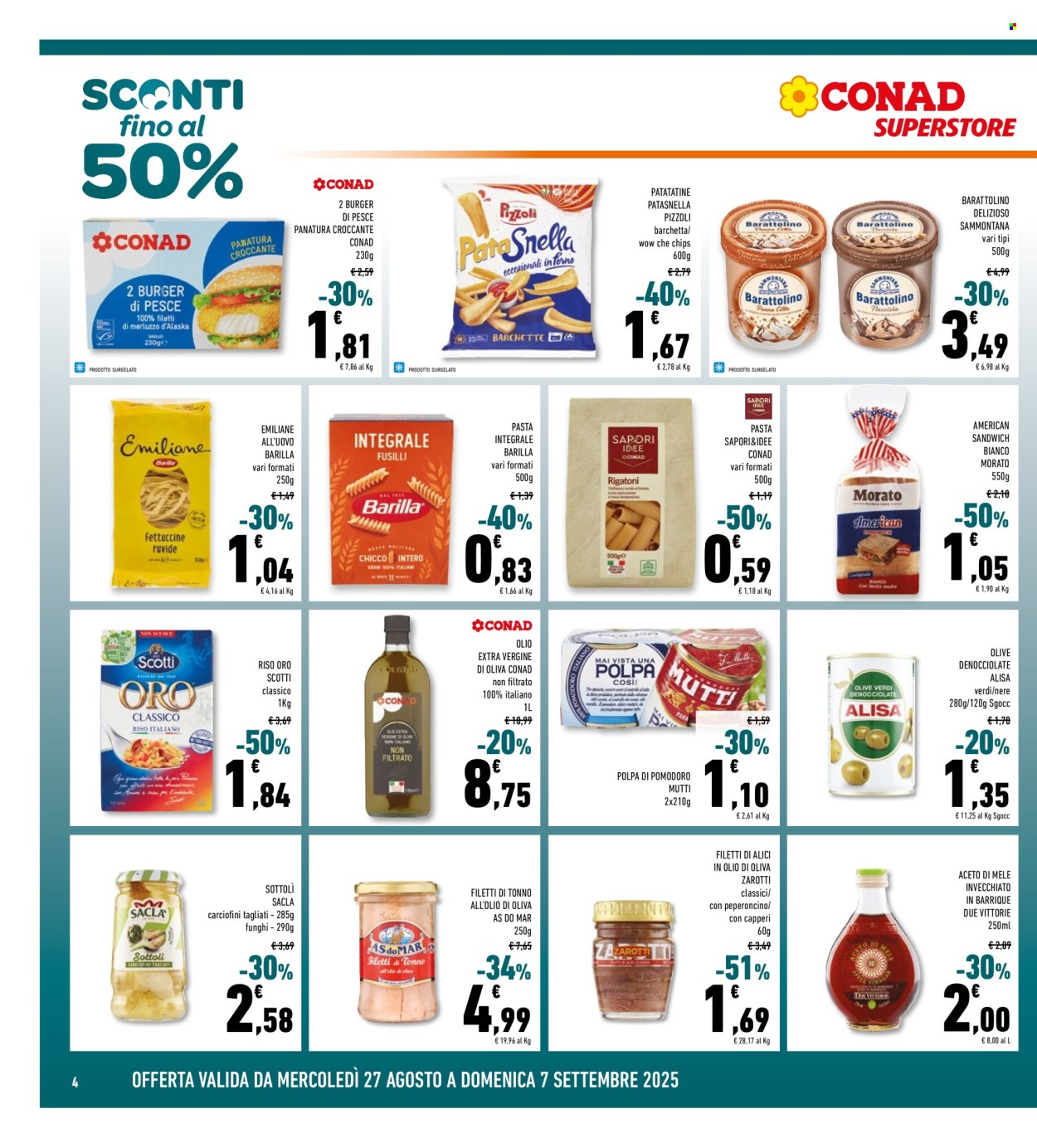 Volantino Conad Superstore - 27/8/2025 - 7/9/2025. Pagina 4
