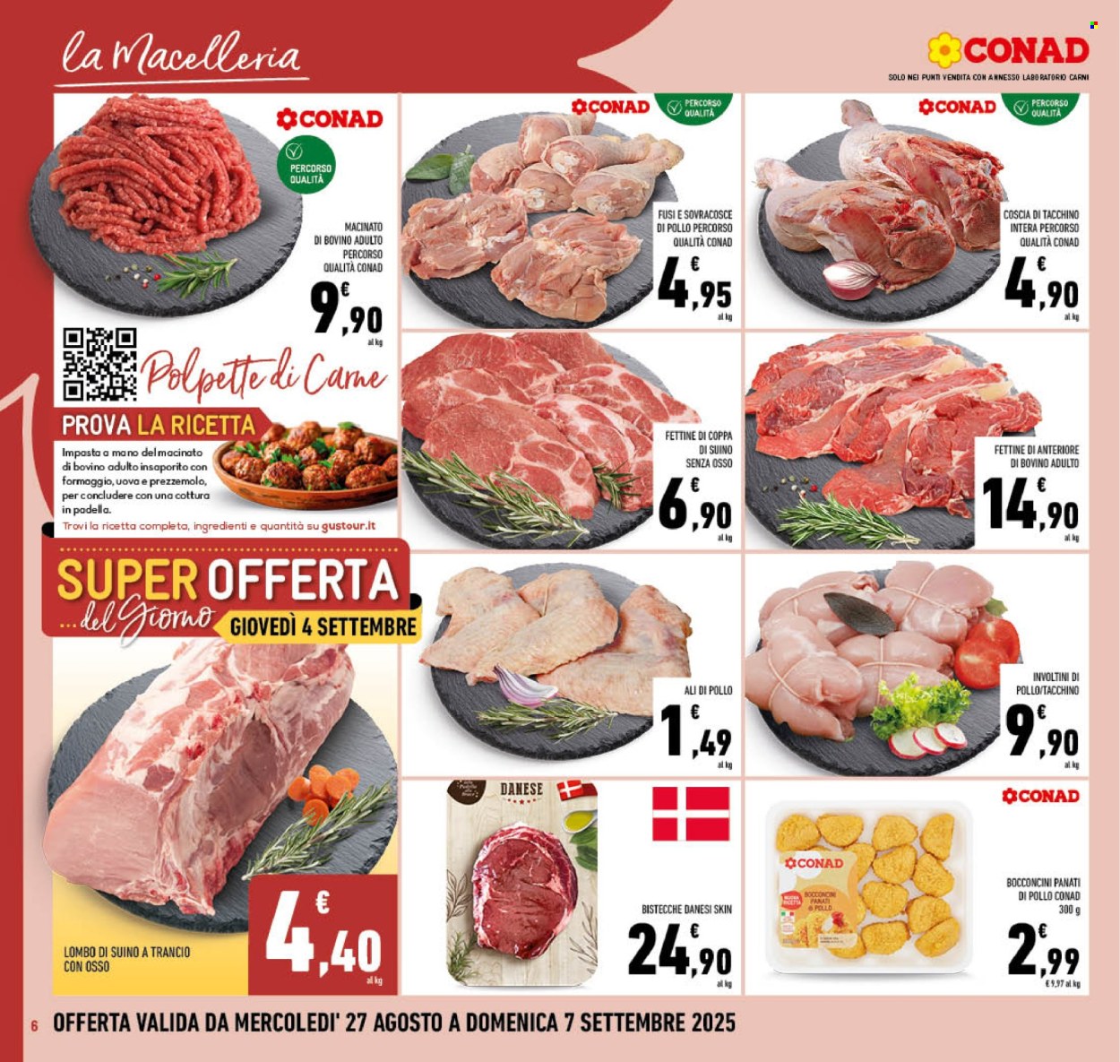 Volantino Conad - 27/8/2025 - 7/9/2025. Pagina 6