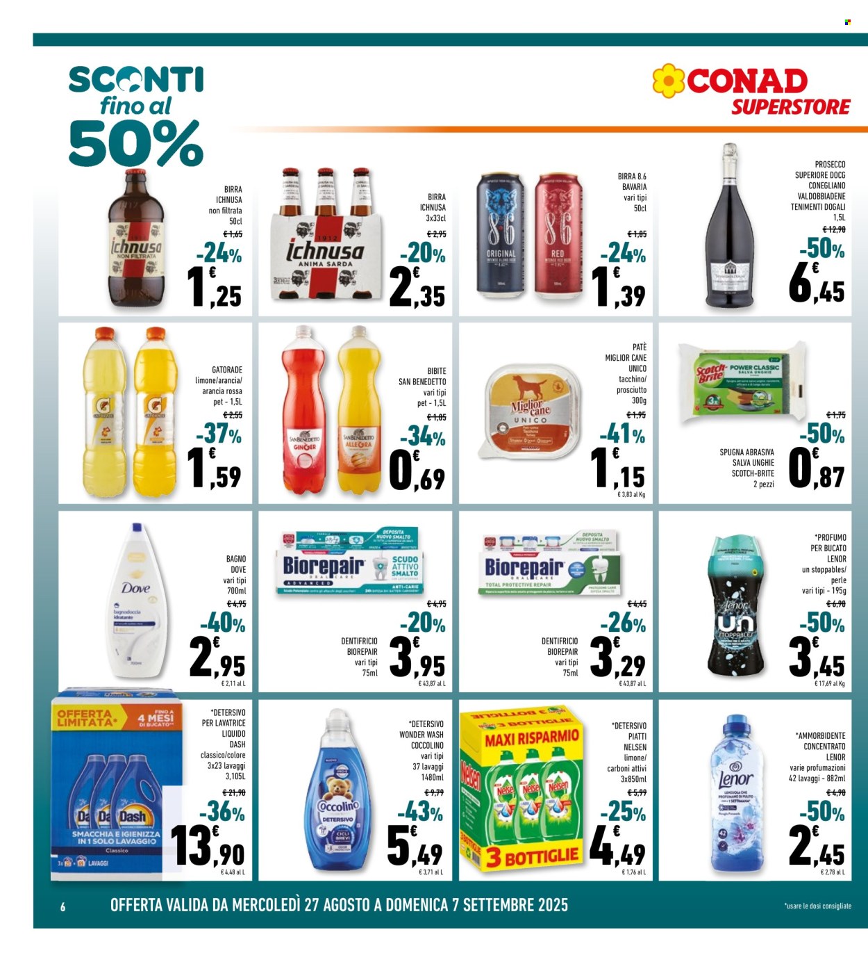 Volantino Conad Superstore - 27/8/2025 - 7/9/2025. Pagina 6