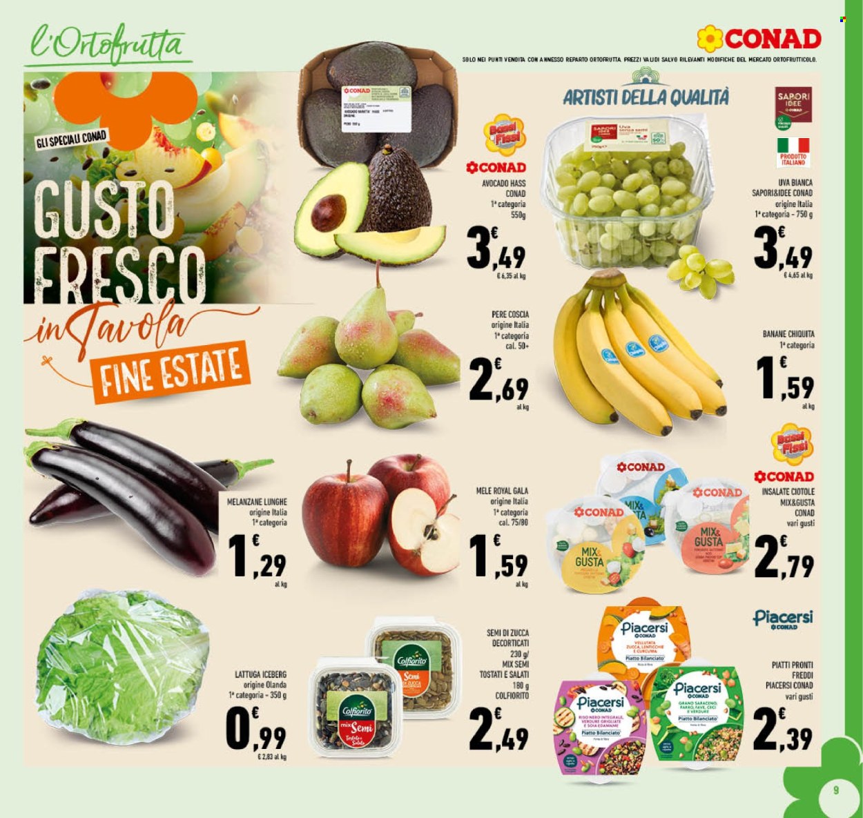 Volantino Conad - 27/8/2025 - 7/9/2025. Pagina 9