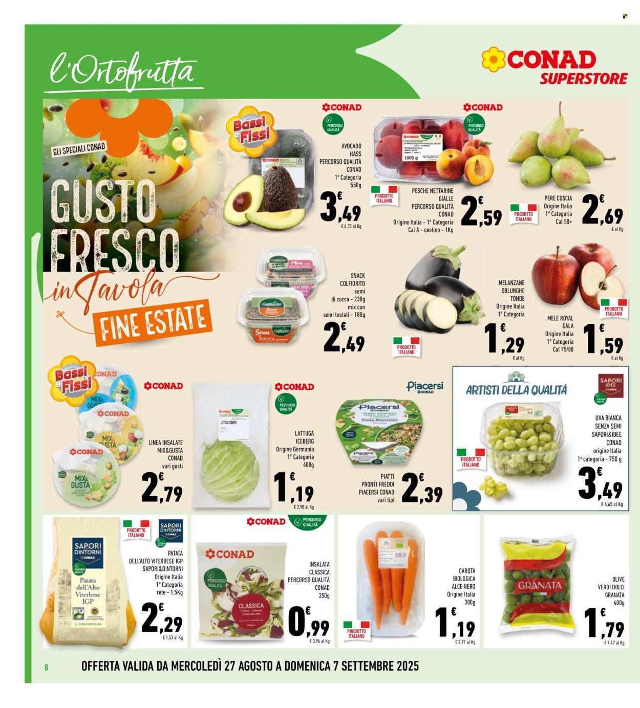 Volantino Conad Superstore - 27/8/2025 - 7/9/2025. Pagina 8