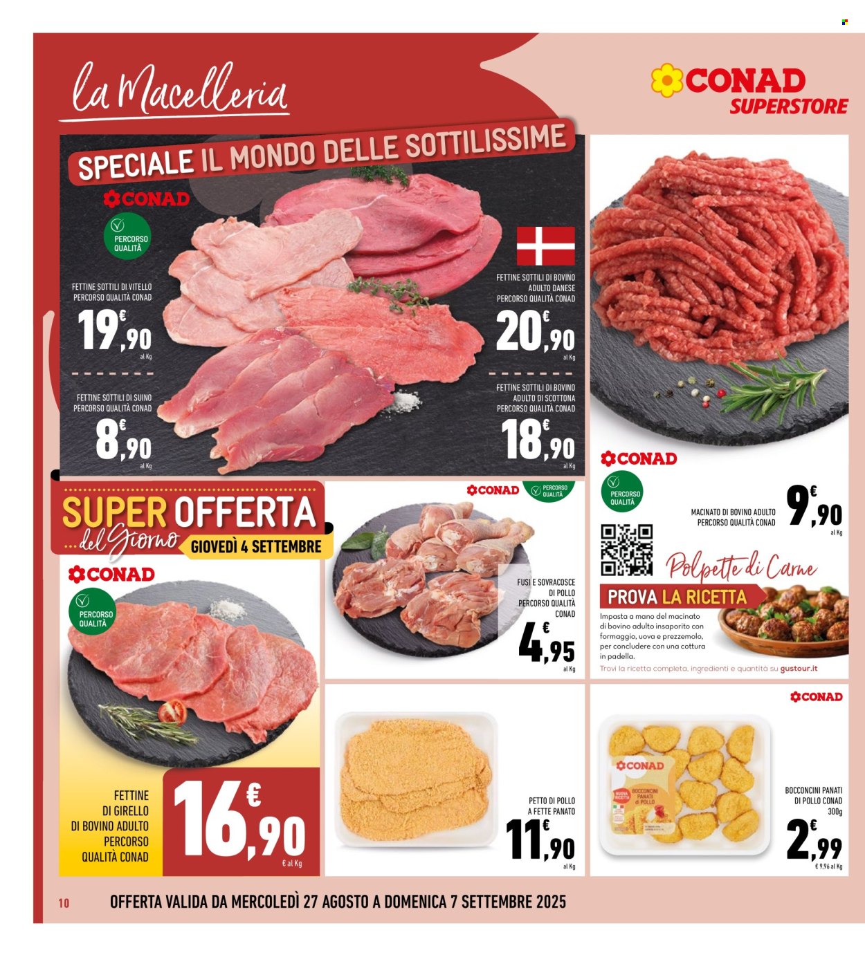 Volantino Conad Superstore - 27/8/2025 - 7/9/2025. Pagina 10