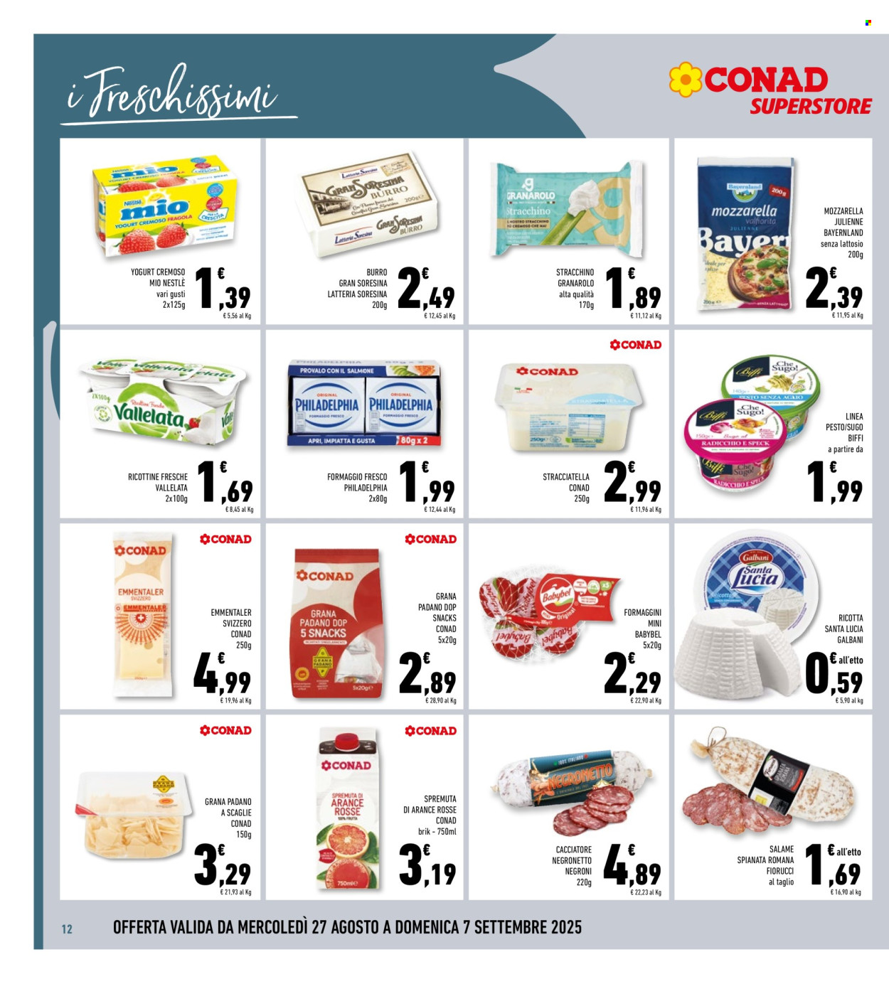 Volantino Conad Superstore - 27/8/2025 - 7/9/2025. Pagina 12