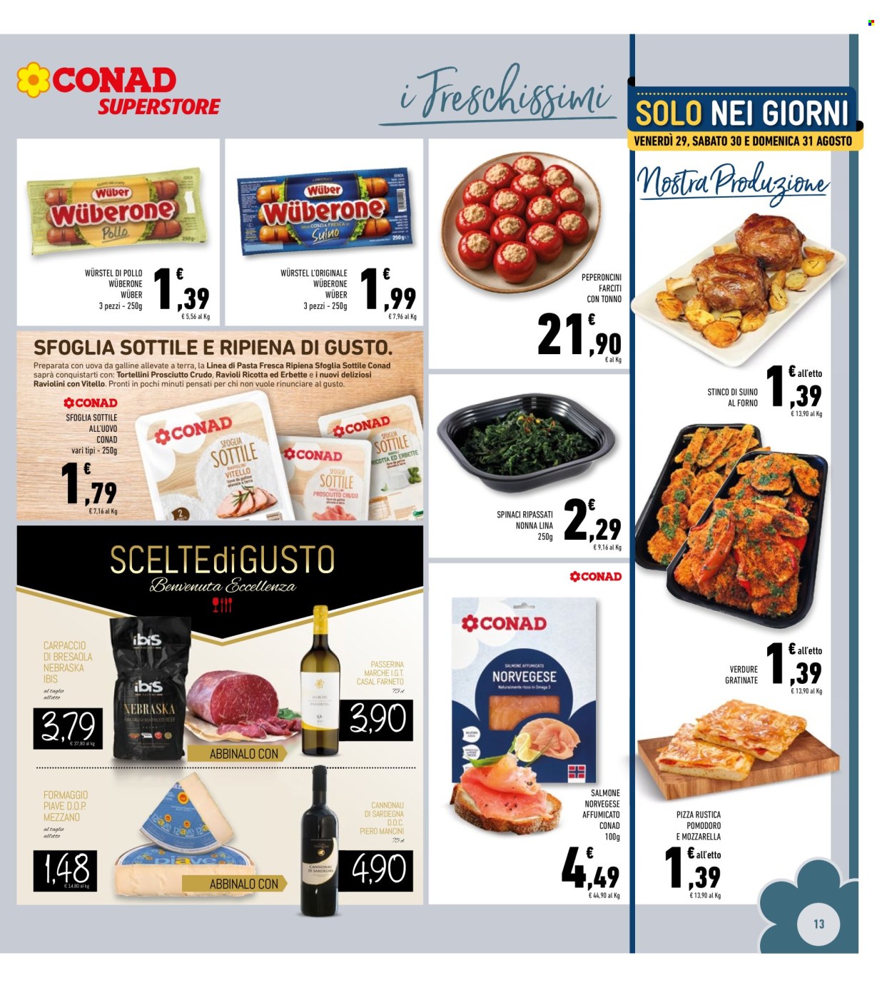 Volantino Conad Superstore - 27/8/2025 - 7/9/2025. Pagina 13