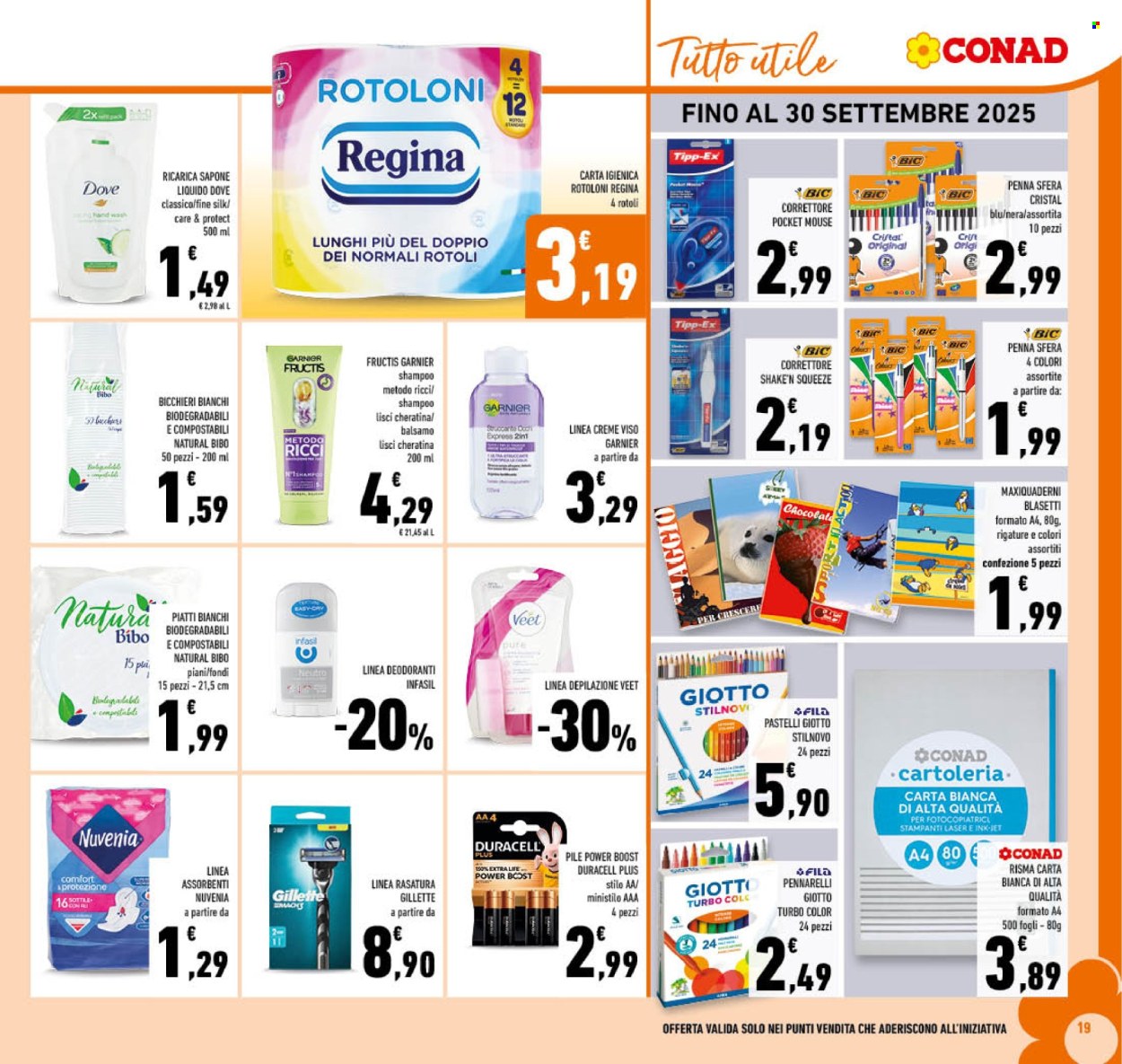 Volantino Conad - 27/8/2025 - 7/9/2025. Pagina 19