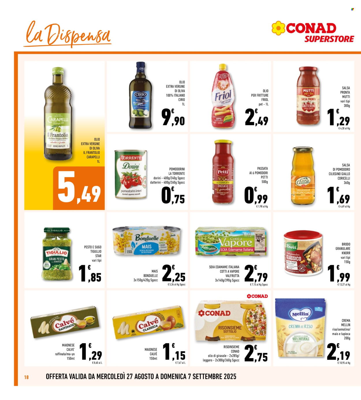 Volantino Conad Superstore - 27/8/2025 - 7/9/2025. Pagina 18