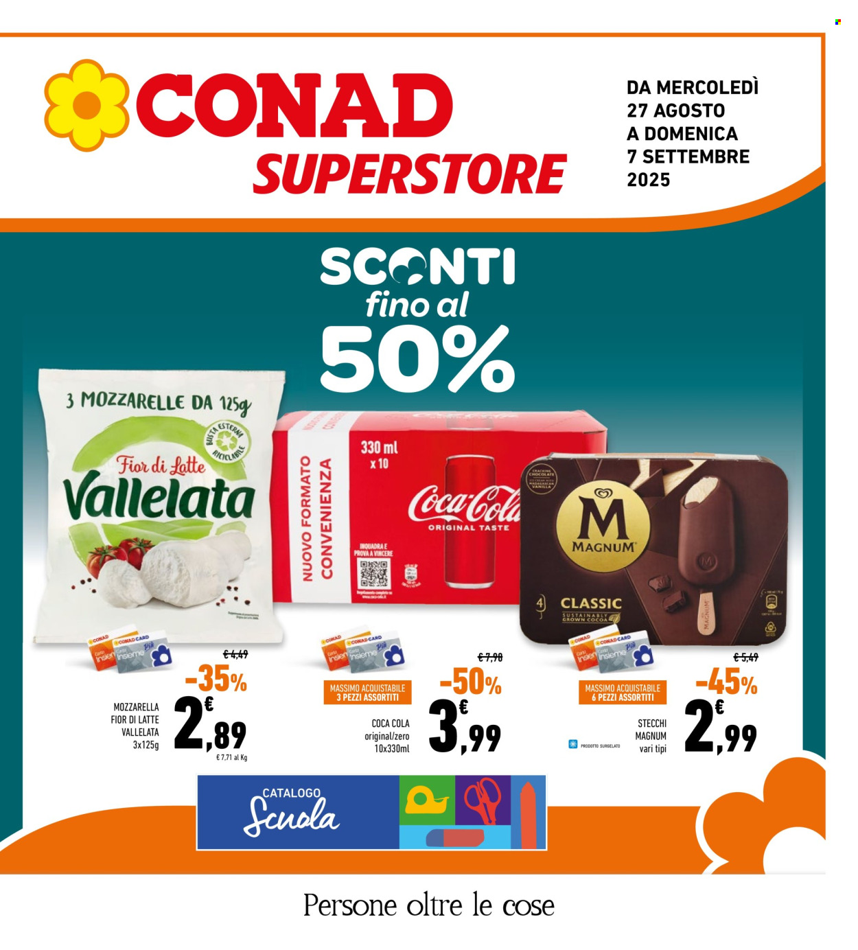 Volantino Conad Superstore - 27/8/2025 - 7/9/2025. Pagina 1