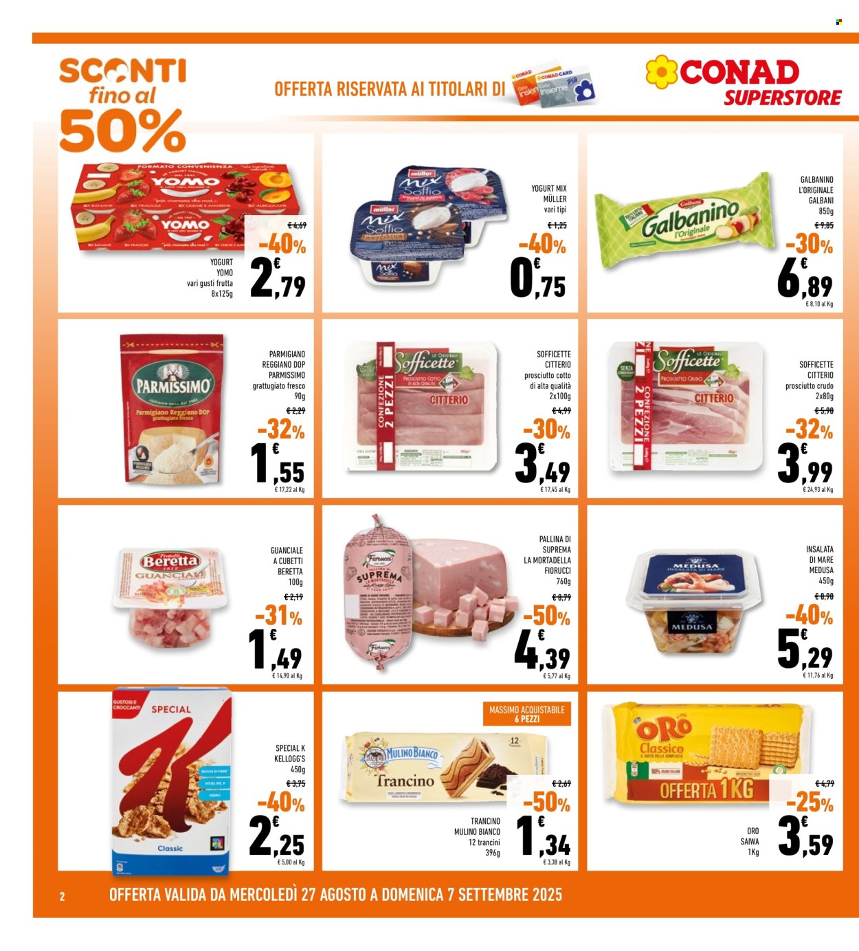 Volantino Conad Superstore - 27/8/2025 - 7/9/2025. Pagina 2