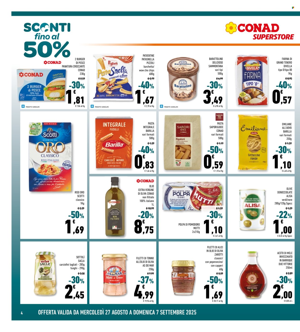 Volantino Conad Superstore - 27/8/2025 - 7/9/2025. Pagina 4