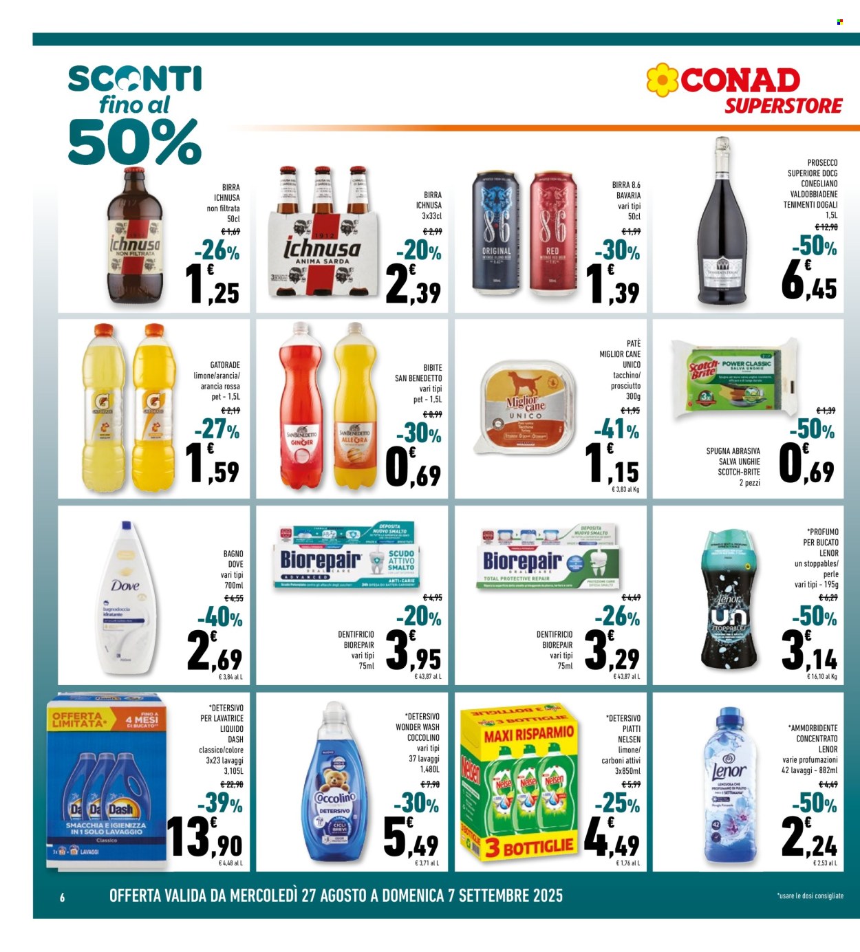 Volantino Conad Superstore - 27/8/2025 - 7/9/2025. Pagina 6