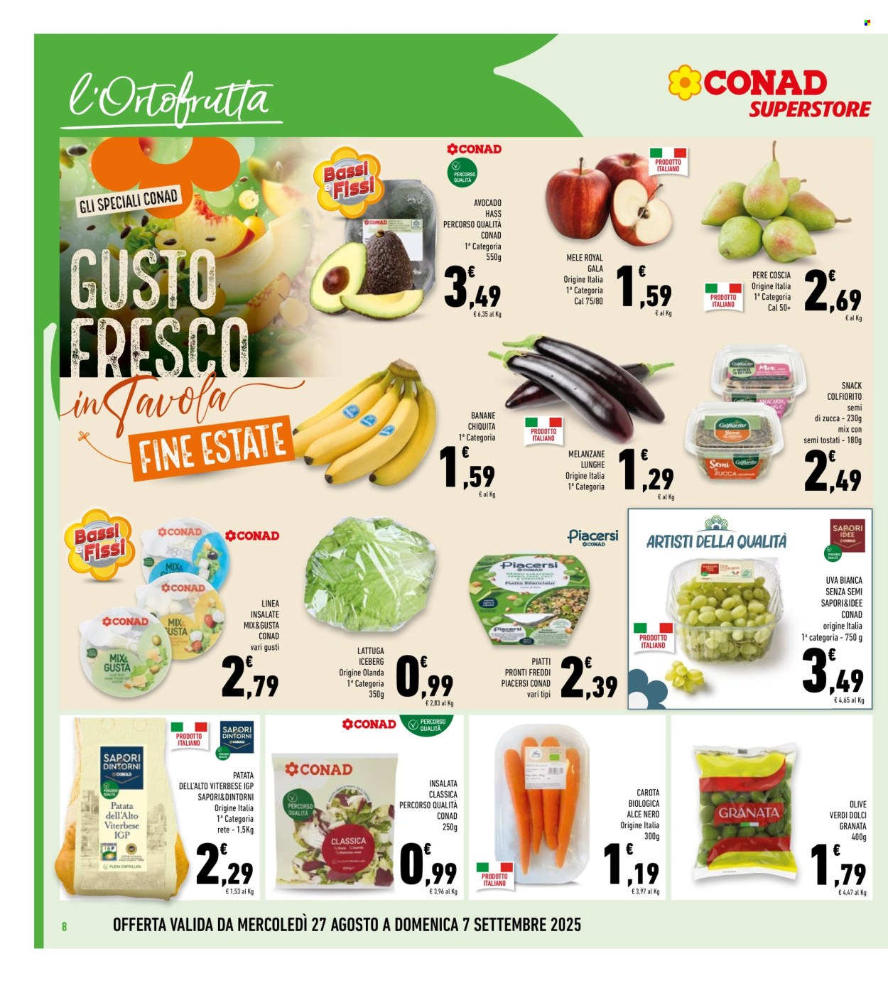 Volantino Conad Superstore - 27/8/2025 - 7/9/2025. Pagina 8