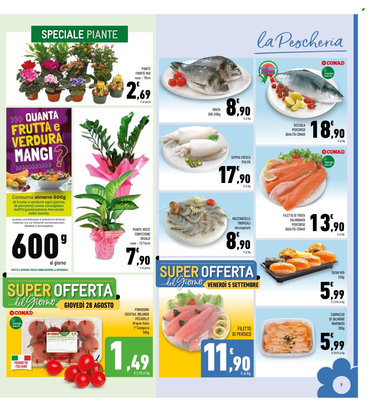Volantino Conad Superstore - 27/8/2025 - 7/9/2025. Pagina 9