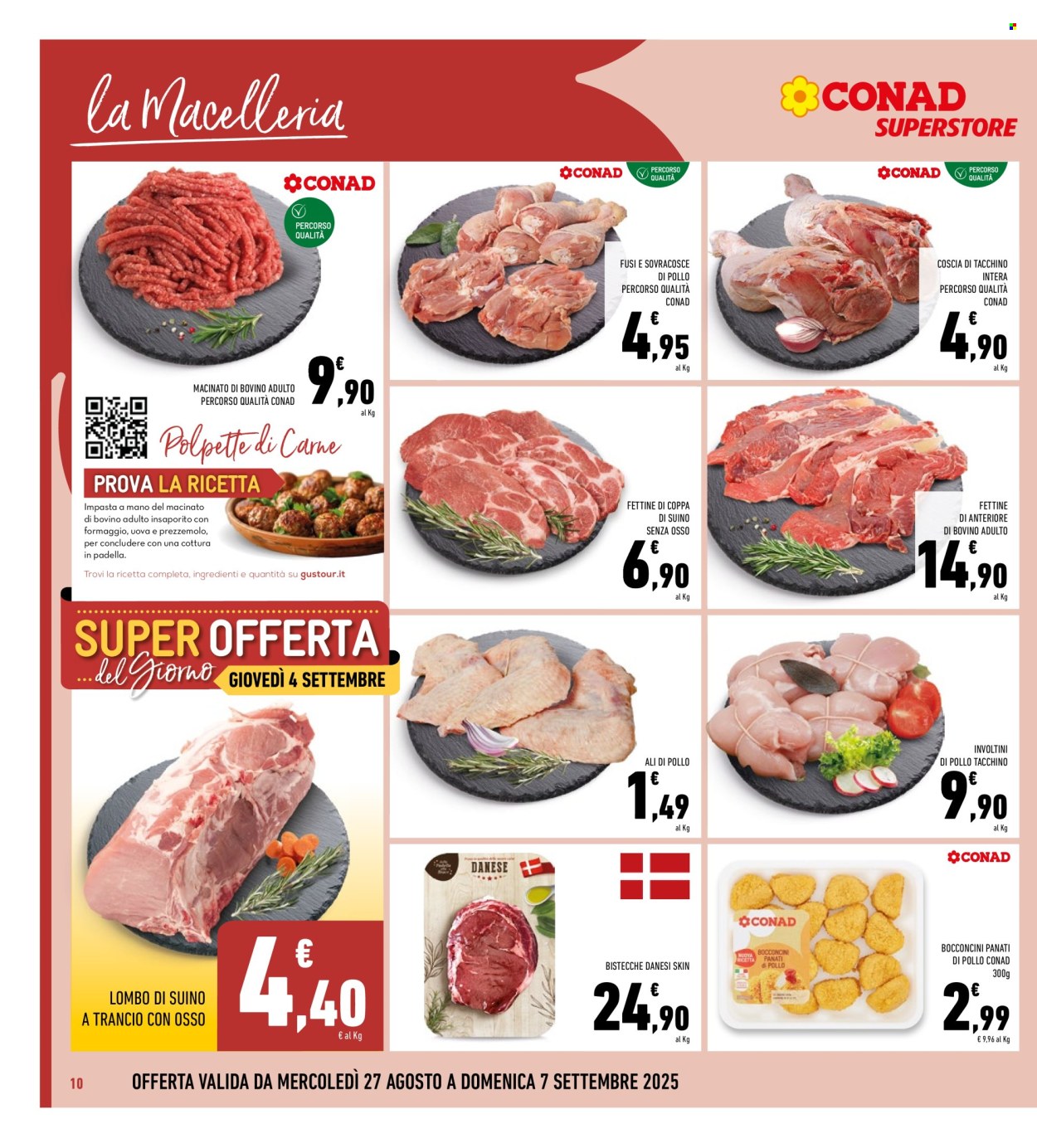 Volantino Conad Superstore - 27/8/2025 - 7/9/2025. Pagina 10