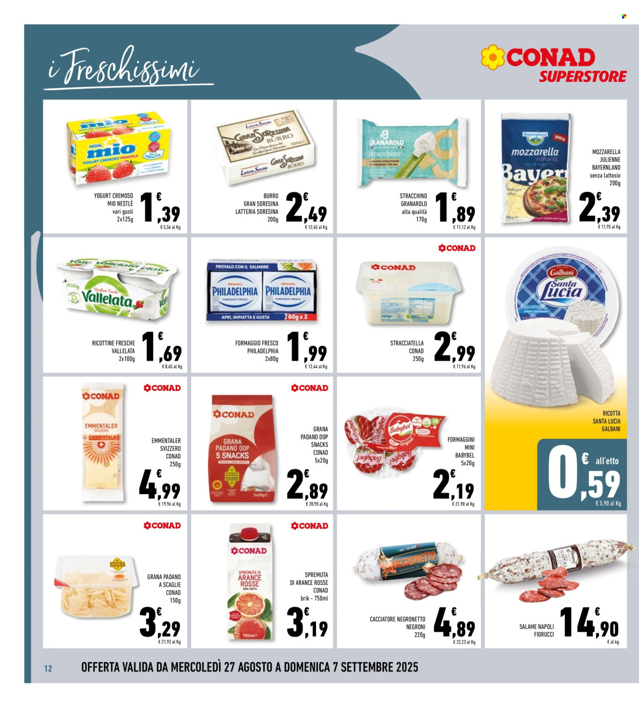 Volantino Conad Superstore - 27/8/2025 - 7/9/2025. Pagina 12