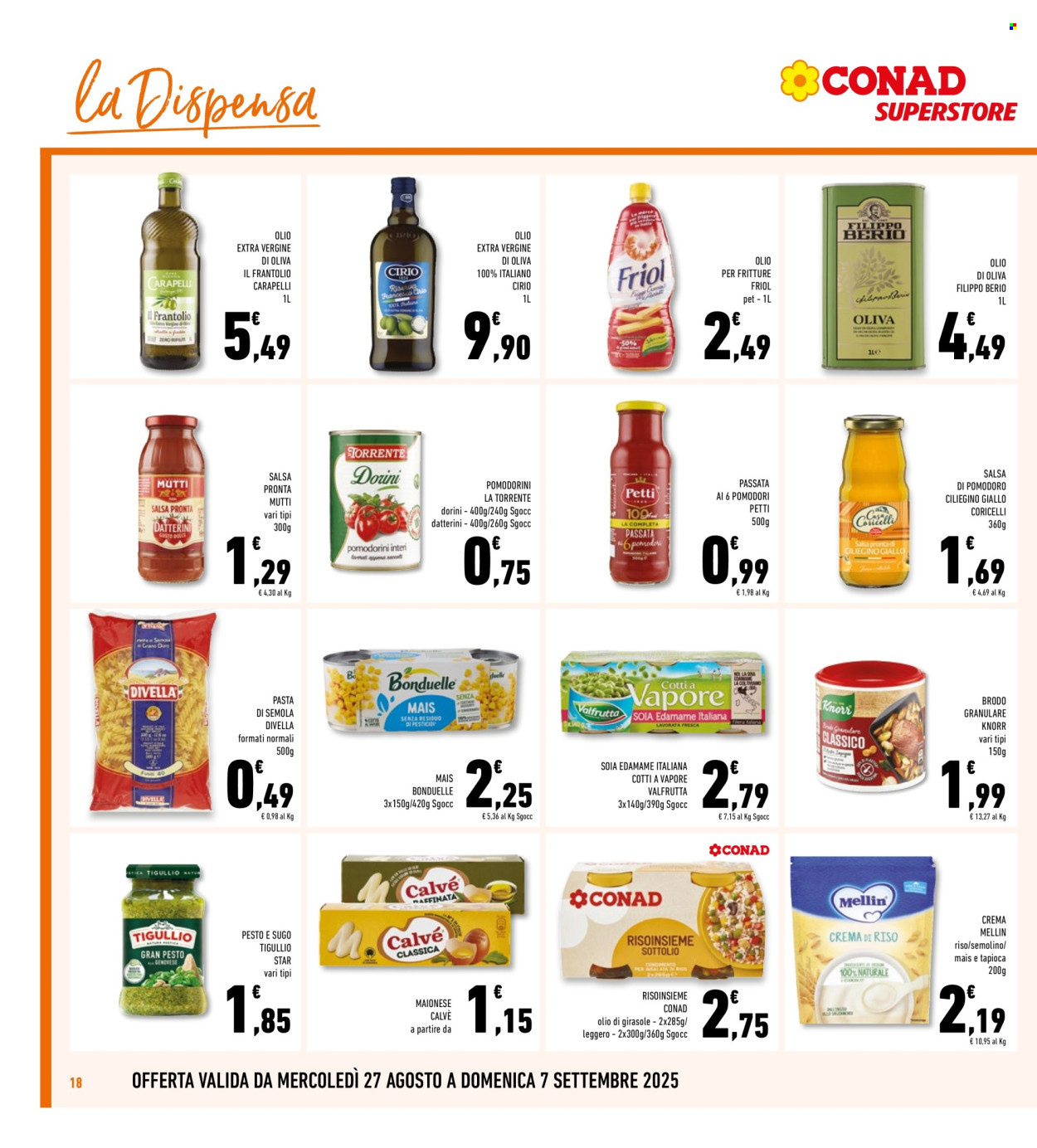 Volantino Conad Superstore - 27/8/2025 - 7/9/2025. Pagina 18