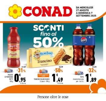 Volantino Conad - 27/8/2025 - 7/9/2025.