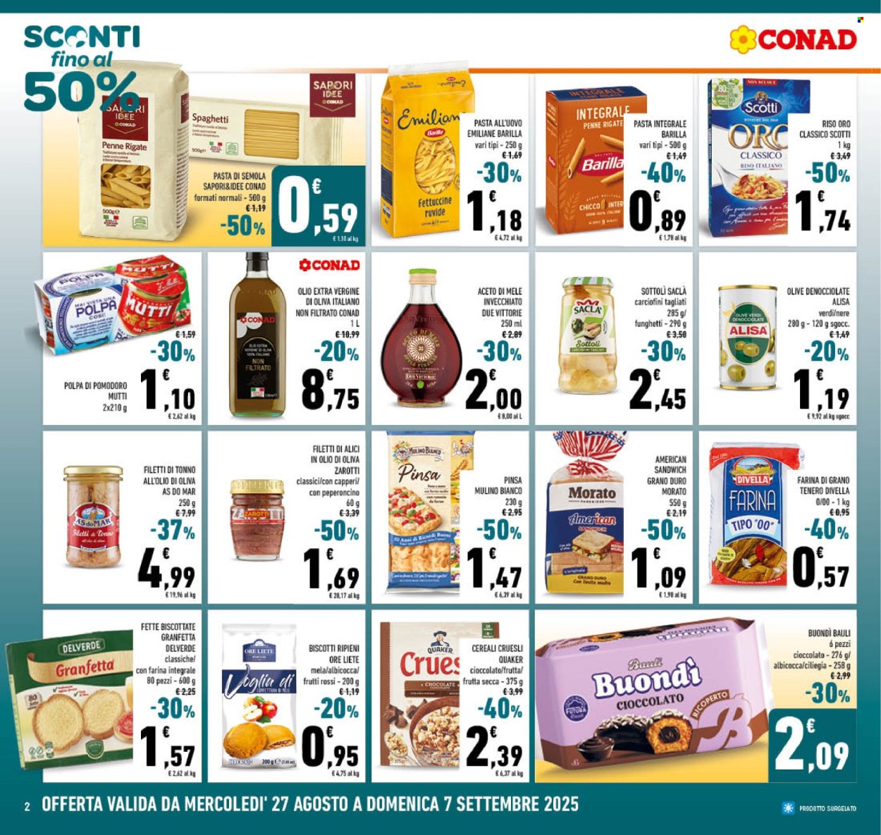 Volantino Conad - 27/8/2025 - 7/9/2025. Pagina 2
