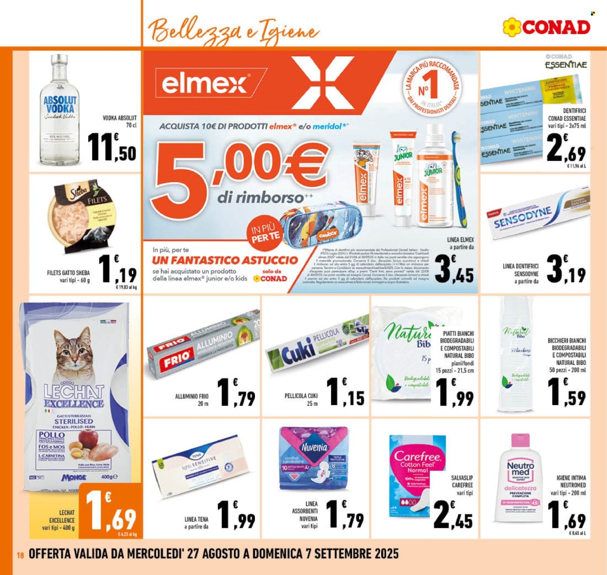 Volantino Conad - 27/8/2025 - 7/9/2025. Pagina 18