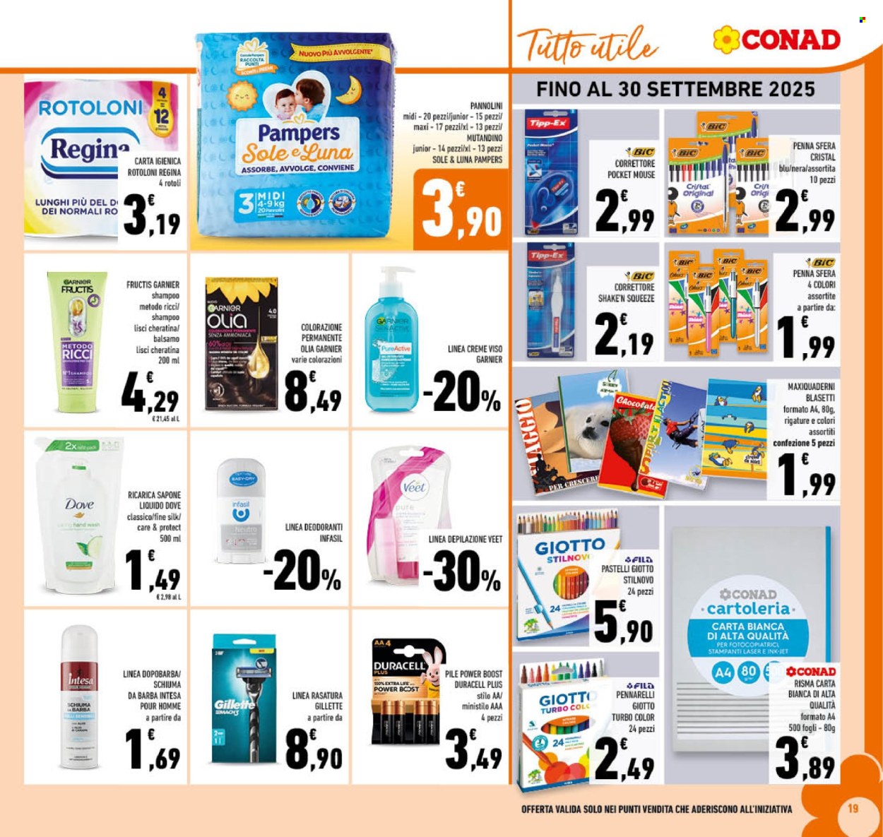 Volantino Conad - 27/8/2025 - 7/9/2025. Pagina 19