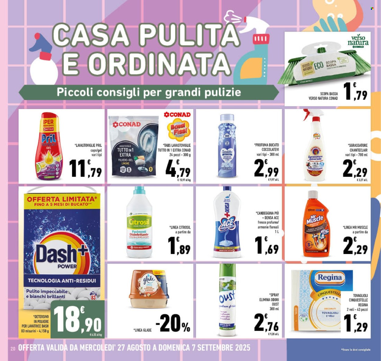 Volantino Conad - 27/8/2025 - 7/9/2025. Pagina 20