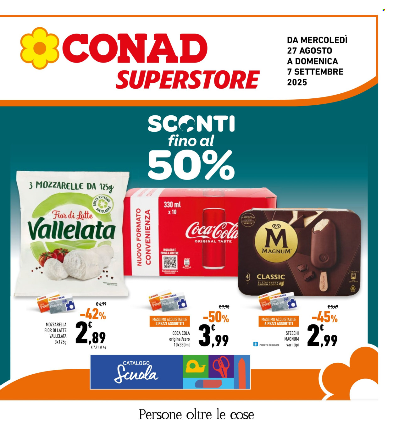 Volantino Conad Superstore - 27/8/2025 - 7/9/2025. Pagina 1
