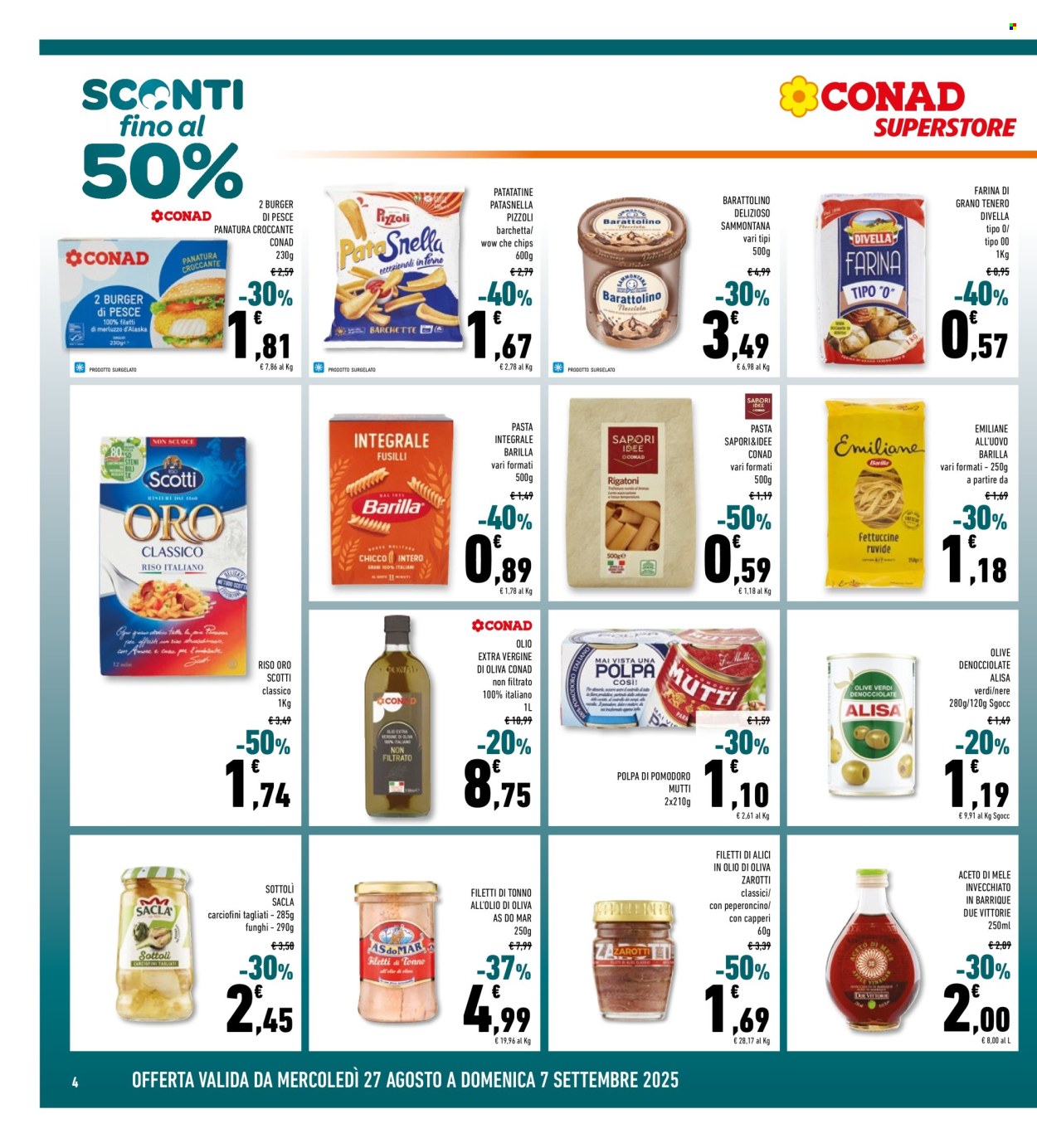 Volantino Conad Superstore - 27/8/2025 - 7/9/2025. Pagina 4