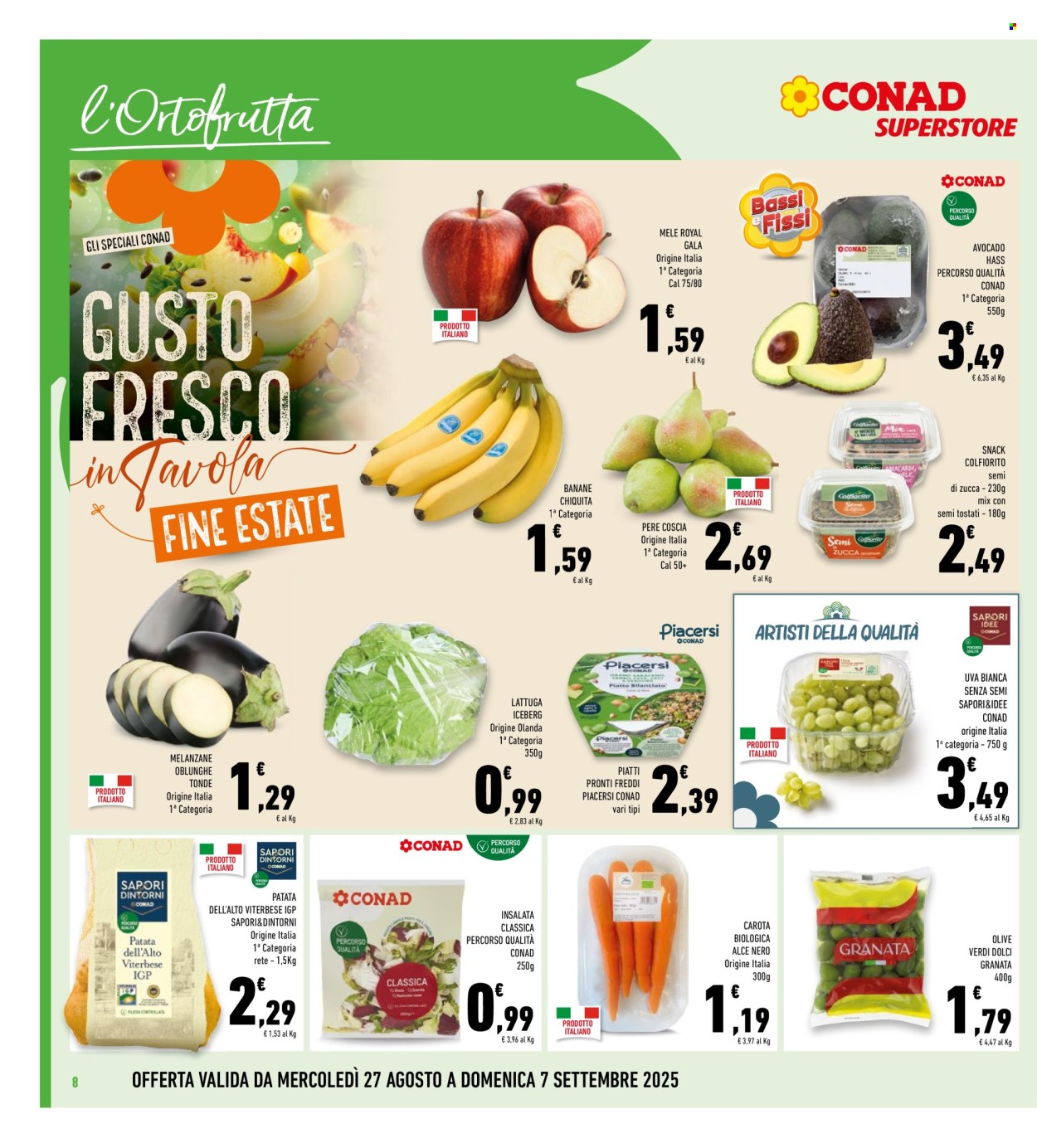 Volantino Conad Superstore - 27/8/2025 - 7/9/2025. Pagina 8
