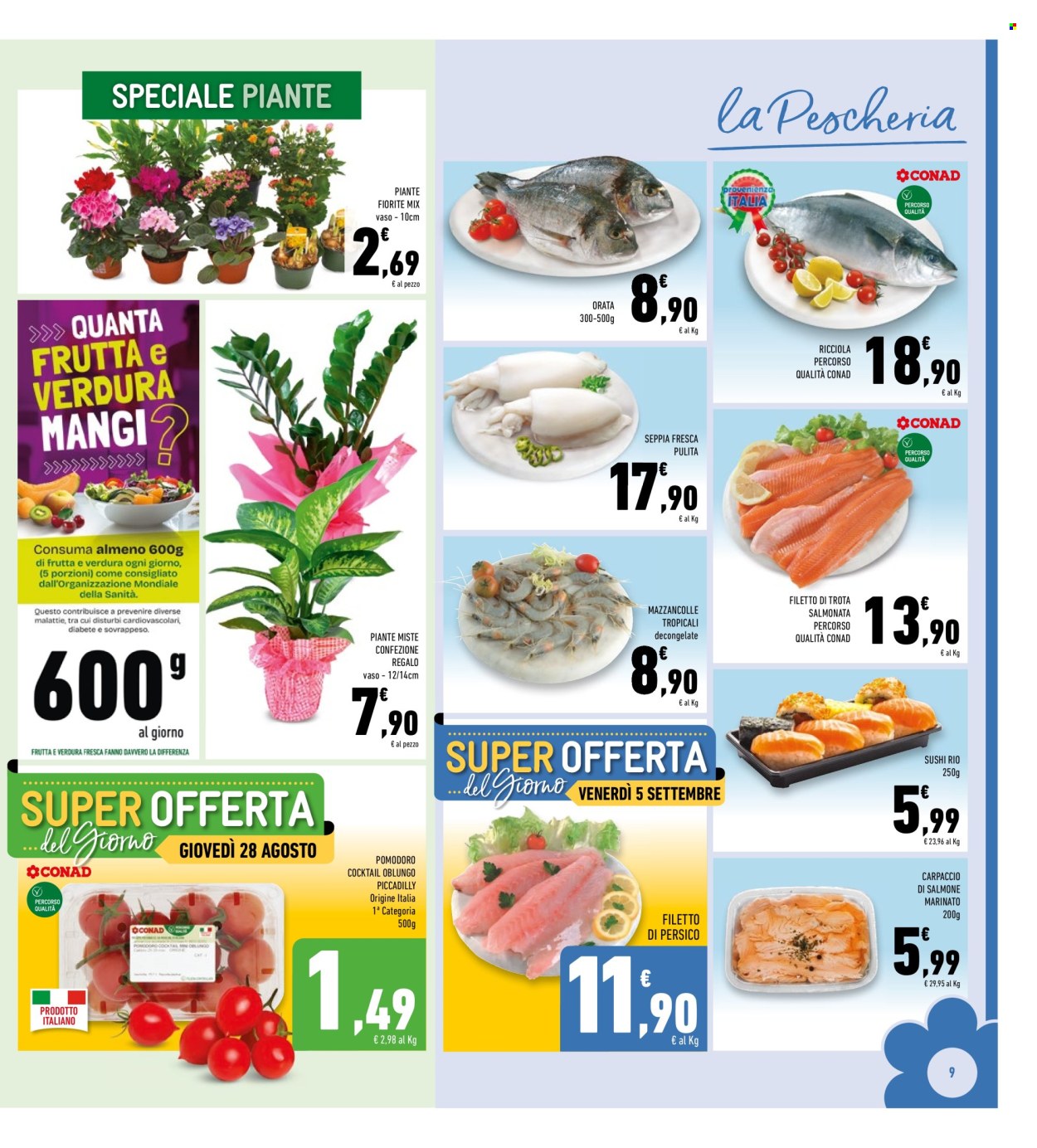 Volantino Conad Superstore - 27/8/2025 - 7/9/2025. Pagina 9