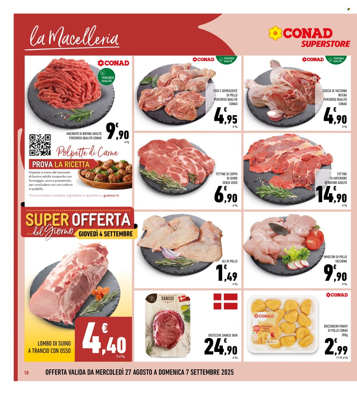 Volantino Conad Superstore - 27/8/2025 - 7/9/2025. Pagina 10