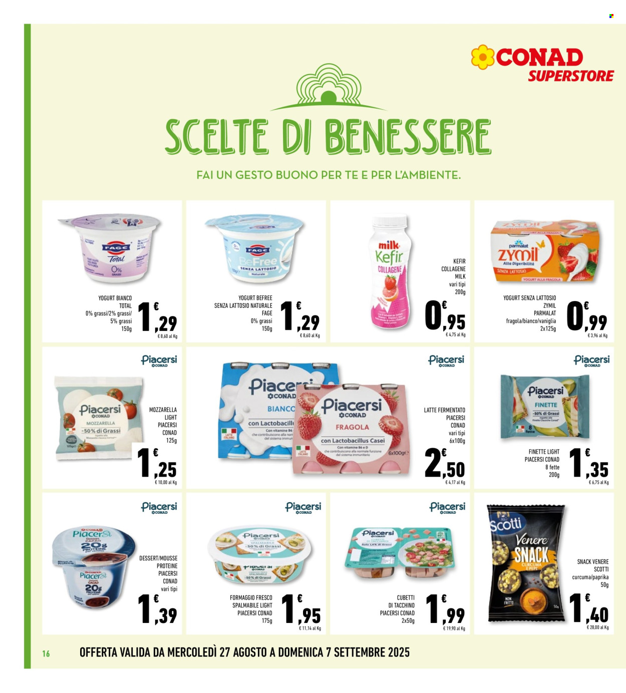 Volantino Conad Superstore - 27/8/2025 - 7/9/2025. Pagina 16