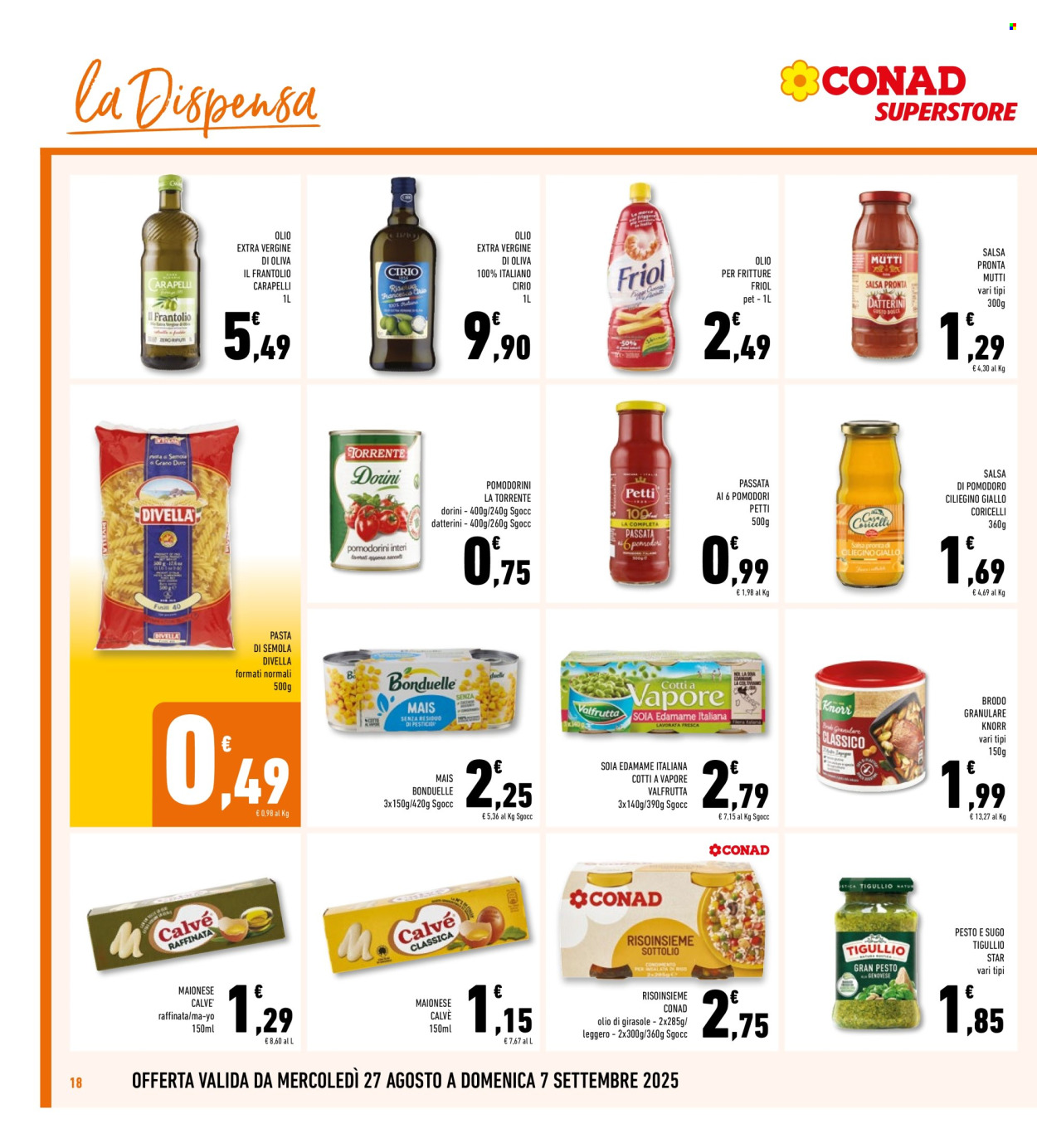 Volantino Conad Superstore - 27/8/2025 - 7/9/2025. Pagina 18