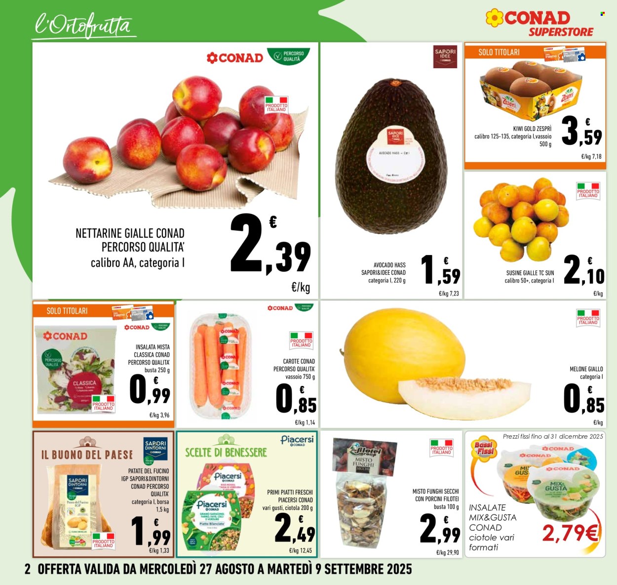 Volantino Conad Superstore - 27/8/2025 - 9/9/2025. Pagina 2