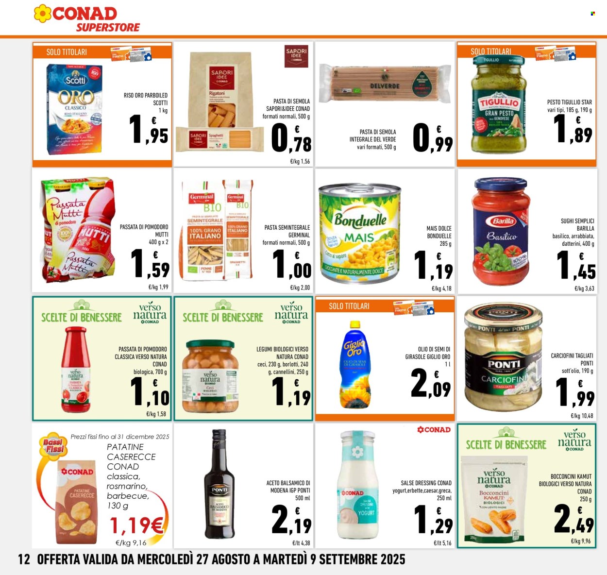 Volantino Conad Superstore - 27/8/2025 - 9/9/2025. Pagina 12