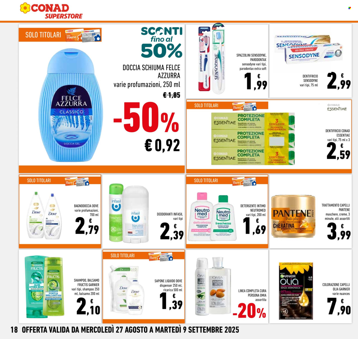 Volantino Conad Superstore - 27/8/2025 - 9/9/2025. Pagina 18