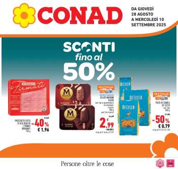 Volantino Conad - 28/8/2025 - 10/9/2025.