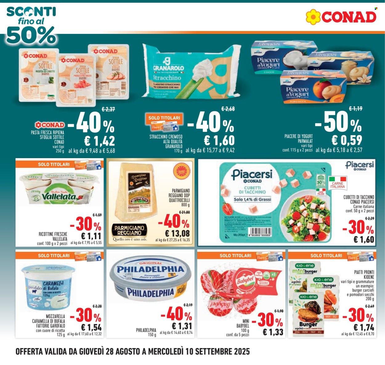 Volantino Conad - 28/8/2025 - 10/9/2025. Pagina 2