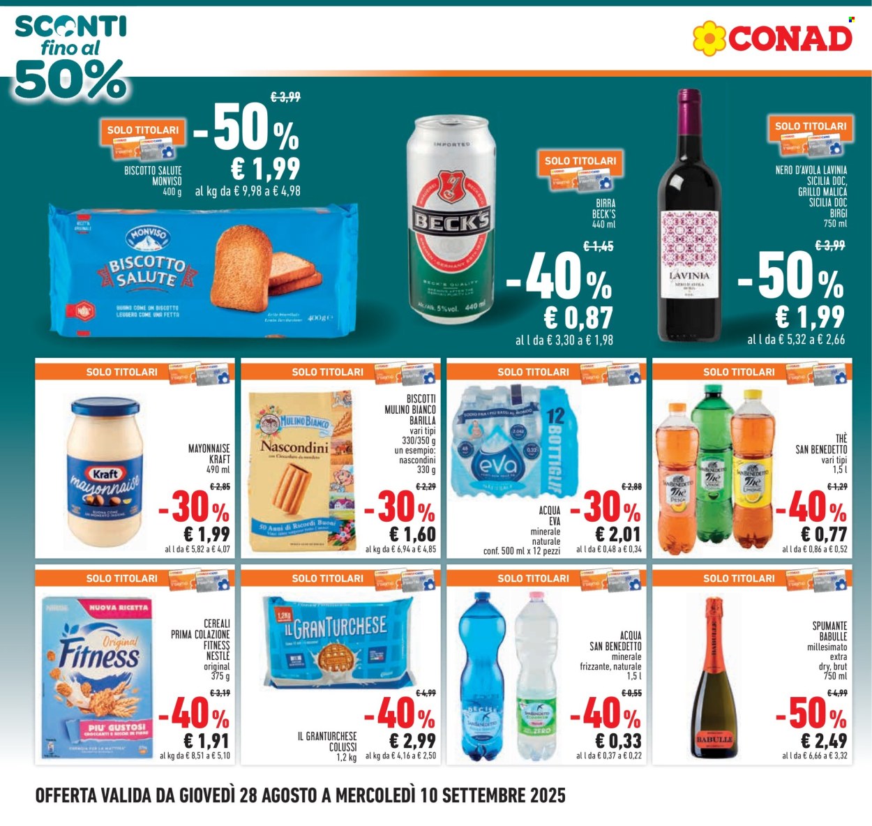 Volantino Conad - 28/8/2025 - 10/9/2025. Pagina 4