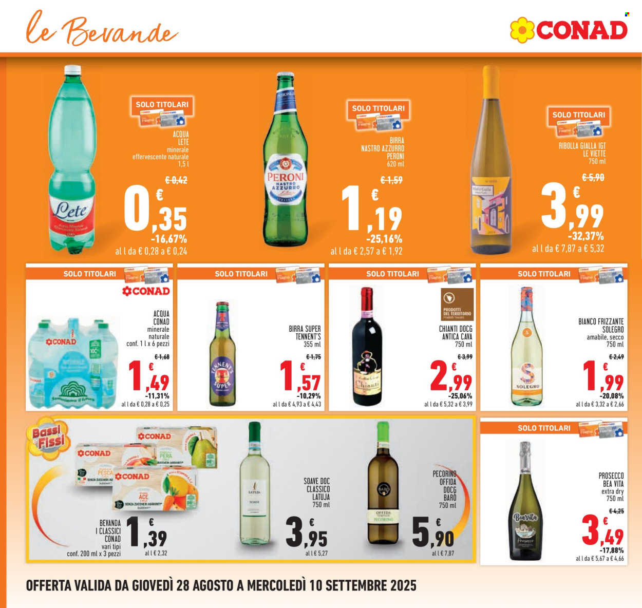 Volantino Conad - 28/8/2025 - 10/9/2025. Pagina 18