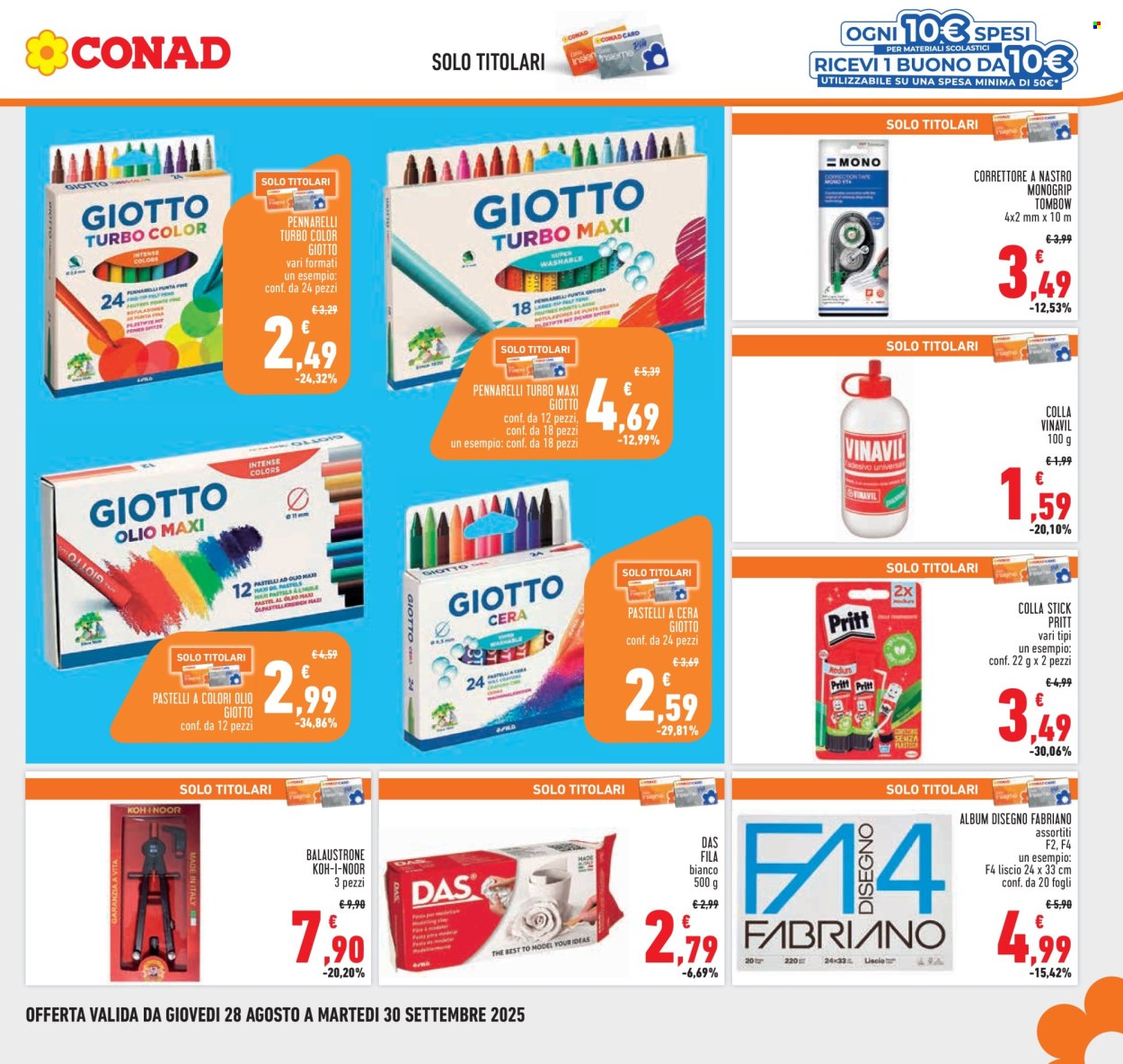 Volantino Conad - 28/8/2025 - 10/9/2025. Pagina 23