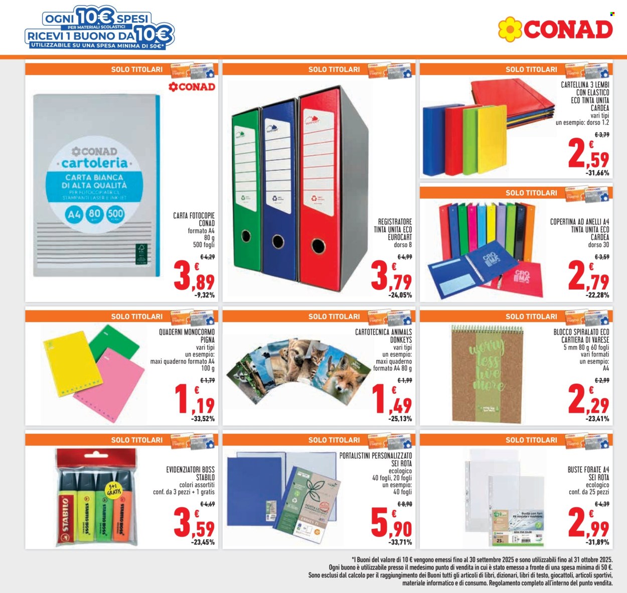 Volantino Conad - 28/8/2025 - 10/9/2025. Pagina 24