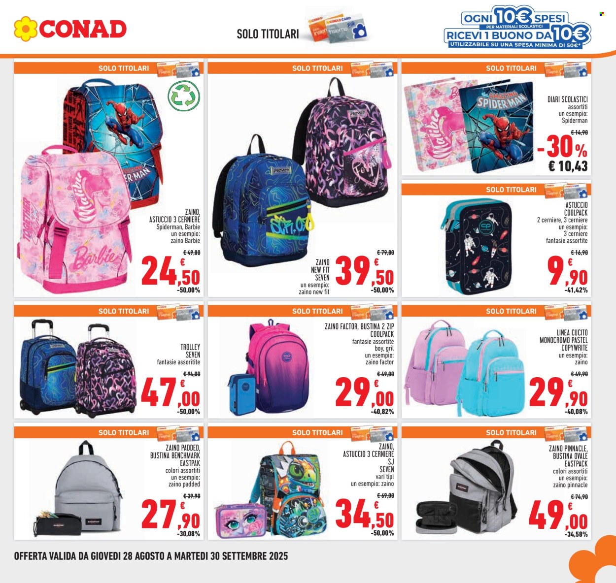 Volantino Conad - 28/8/2025 - 10/9/2025. Pagina 25