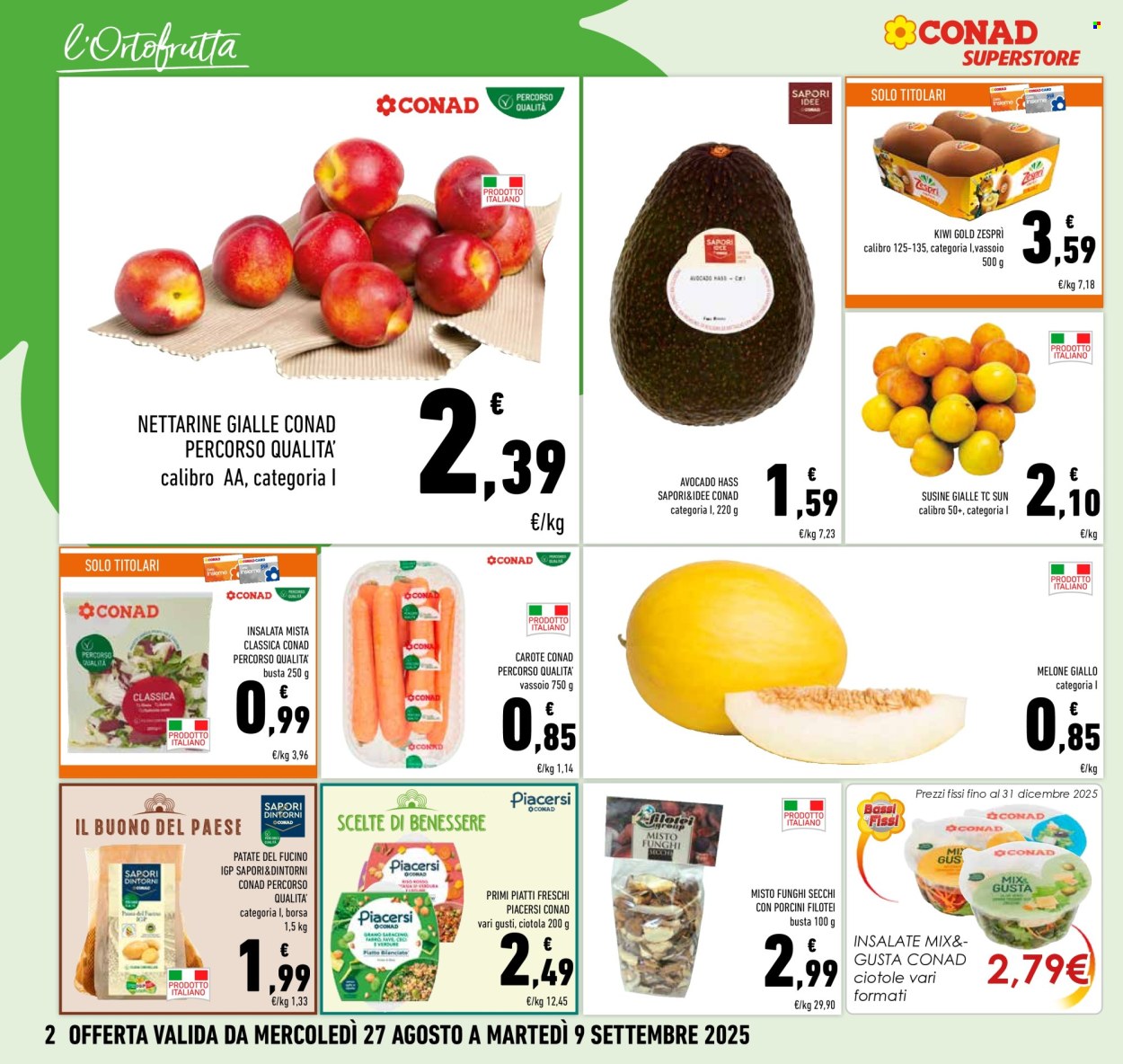 Volantino Conad Superstore - 27/8/2025 - 9/9/2025. Pagina 2